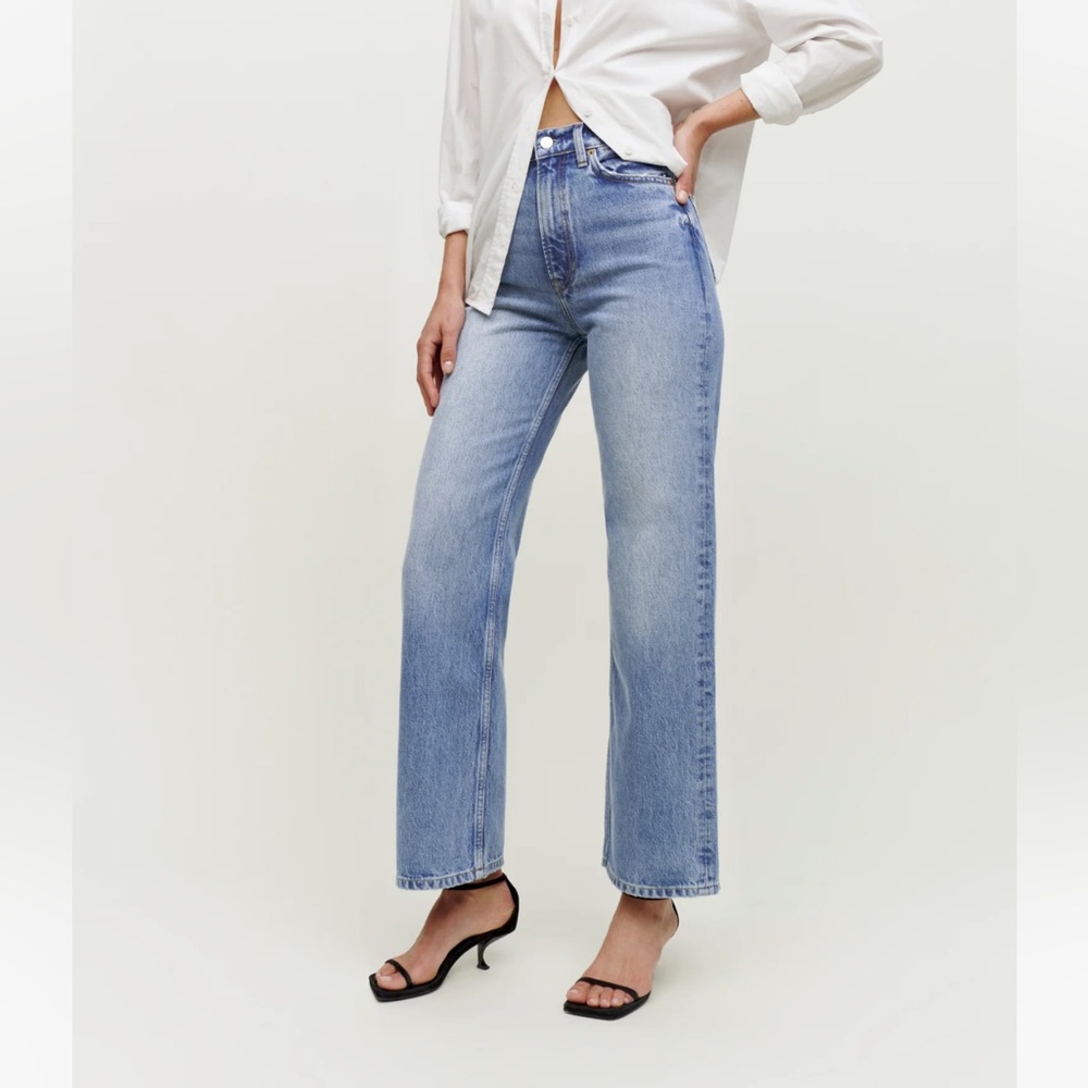 reformation wilder cropped jeans